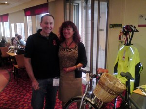 Sylvie - hard core cyclist