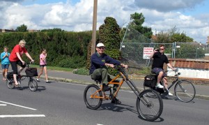 All types of bikes and riders