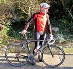 Old bloke with Gore AlpX 2.0 and De Rosa Merak