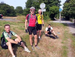 The Team with both Lees taking a rest