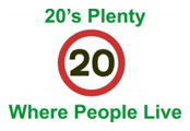 20's Plenty where people live