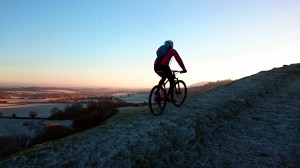 Frozen climb in the Scott Scale 910