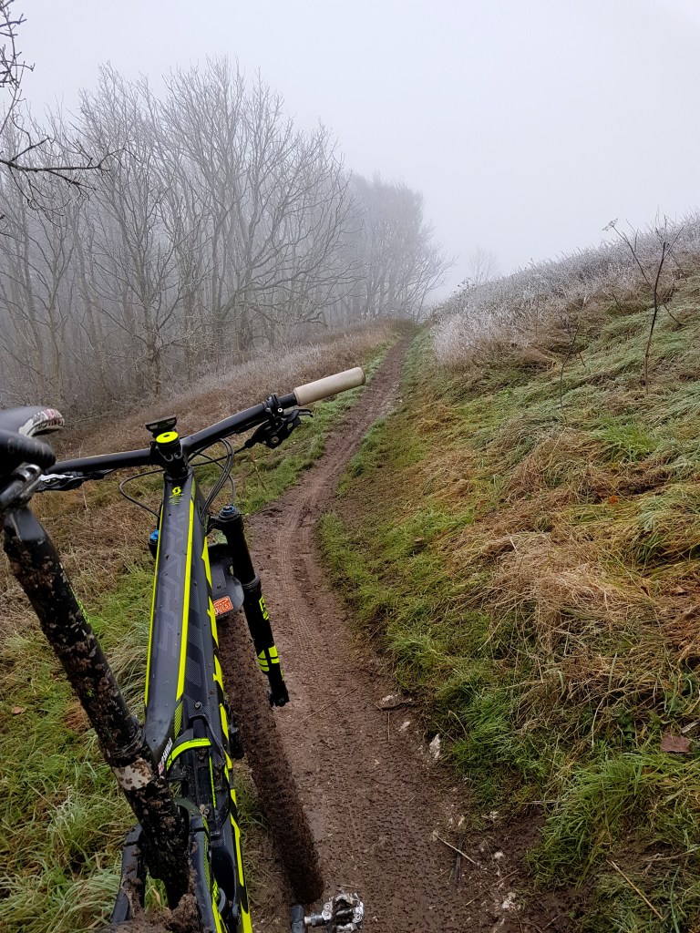 Frozen trail....only just